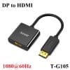 Dây chuyển đổi Displayport sang HDMI dài 25cm JASOZ T-G105