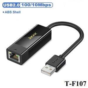 Dây chuyển đổi có chipset USB 2.0 sang RJ45 100Mbps dài 20cm JASOZ T-F107